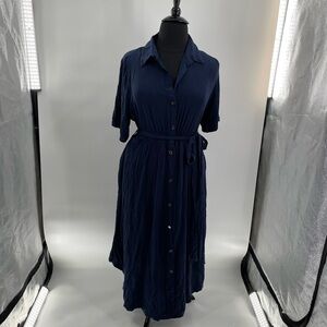 Bloomchic Button Up Dress 18-20/2X